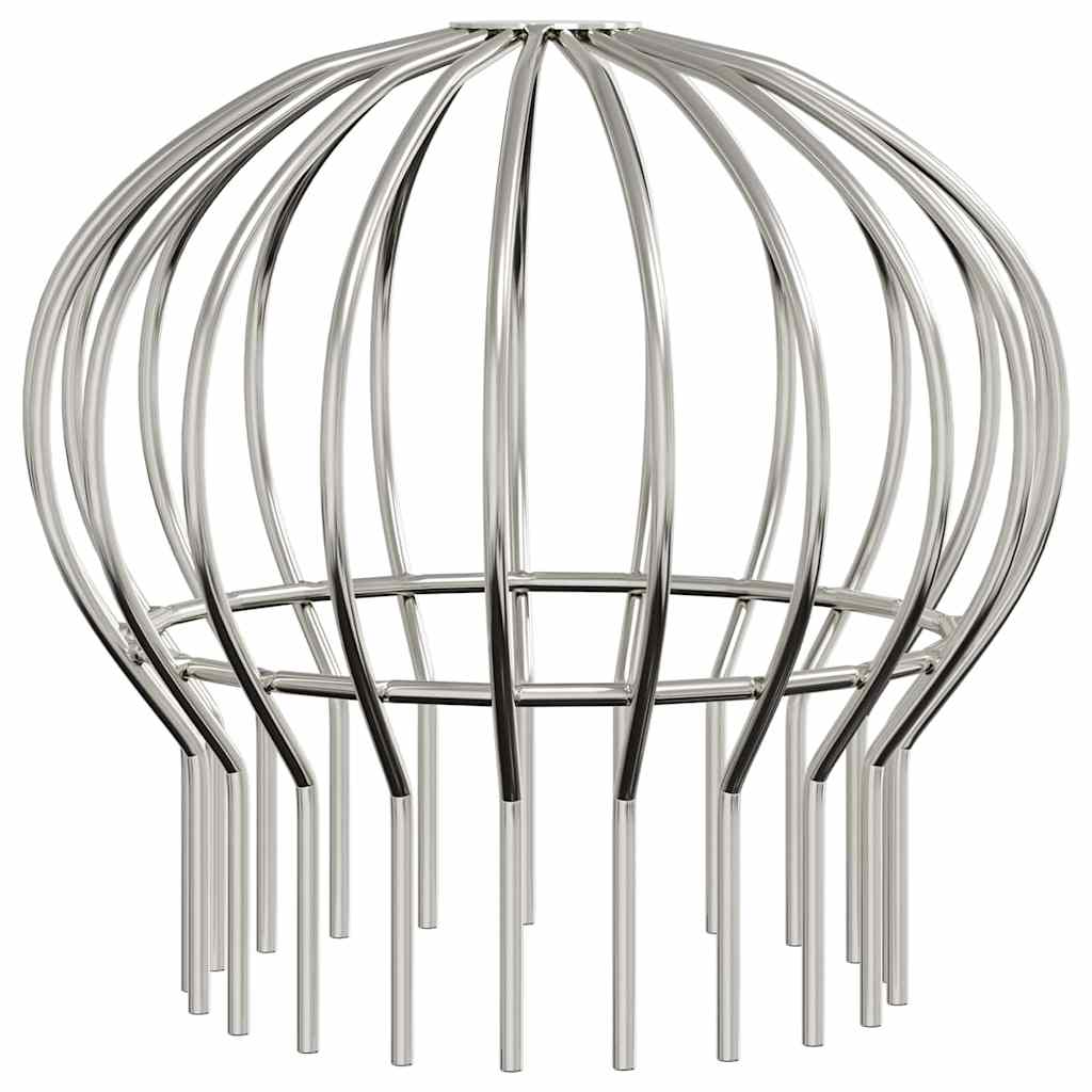 Gutter Leaf Guard 8 pcs Silver 160 mm Stainless Steel