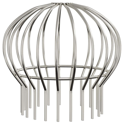 Gutter Leaf Guard 8 pcs Silver 200 mm Stainless Steel