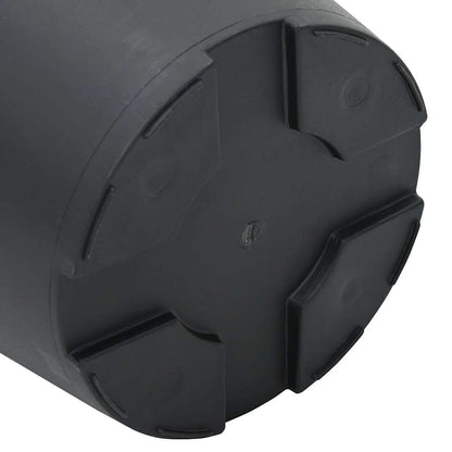 Round Flower Pot 6 pcs Black Ø 17 x 14 cm Plastic