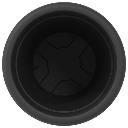 Round Flower Pot 24 pcs Black Ø 26 x 21.5 cm Plastic