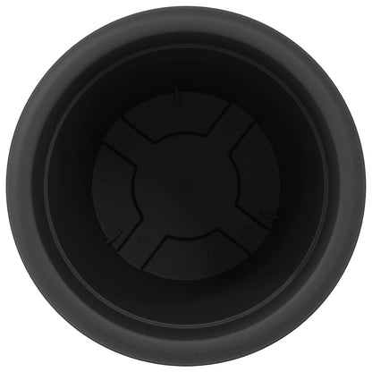 Round Flower Pot 24 pcs Black Ø 34 x 28 cm Plastic