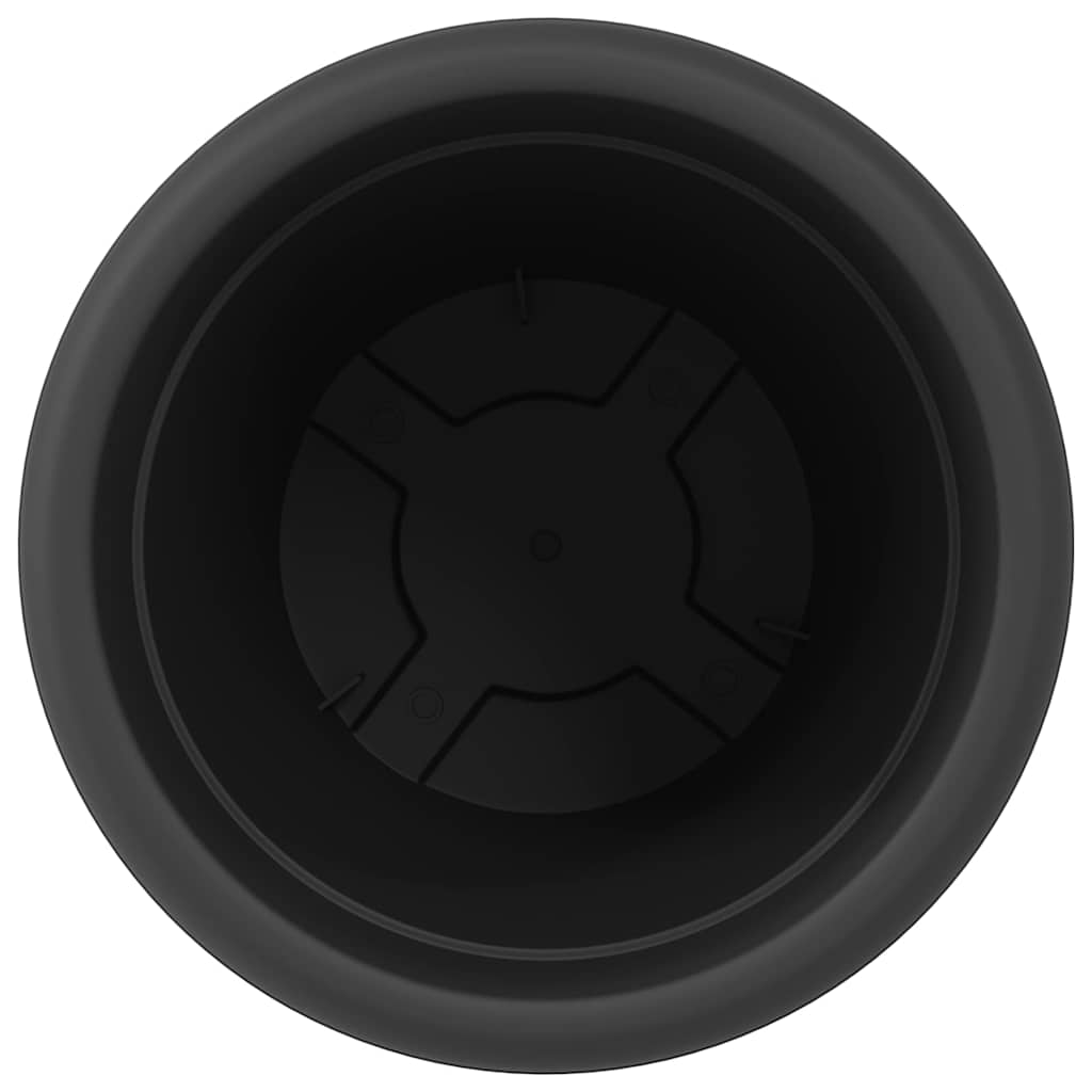 Round Flower Pot 24 pcs Black Ø 39 x 32 cm Plastic