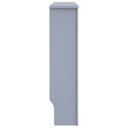 Radiator Cover 2 pcs Grey 112 x 19 x 81.5cm Engineered Wood