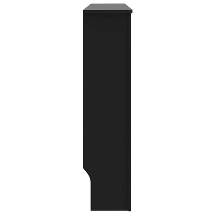 Radiator Cover 2 pcs Black 112 x 19 x 81.5 cm Engineered Wood