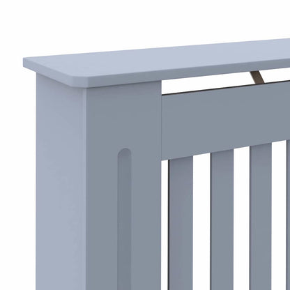 Radiator Cover 2 pcs Grey 152 x 19 x 81.5cm Engineered Wood