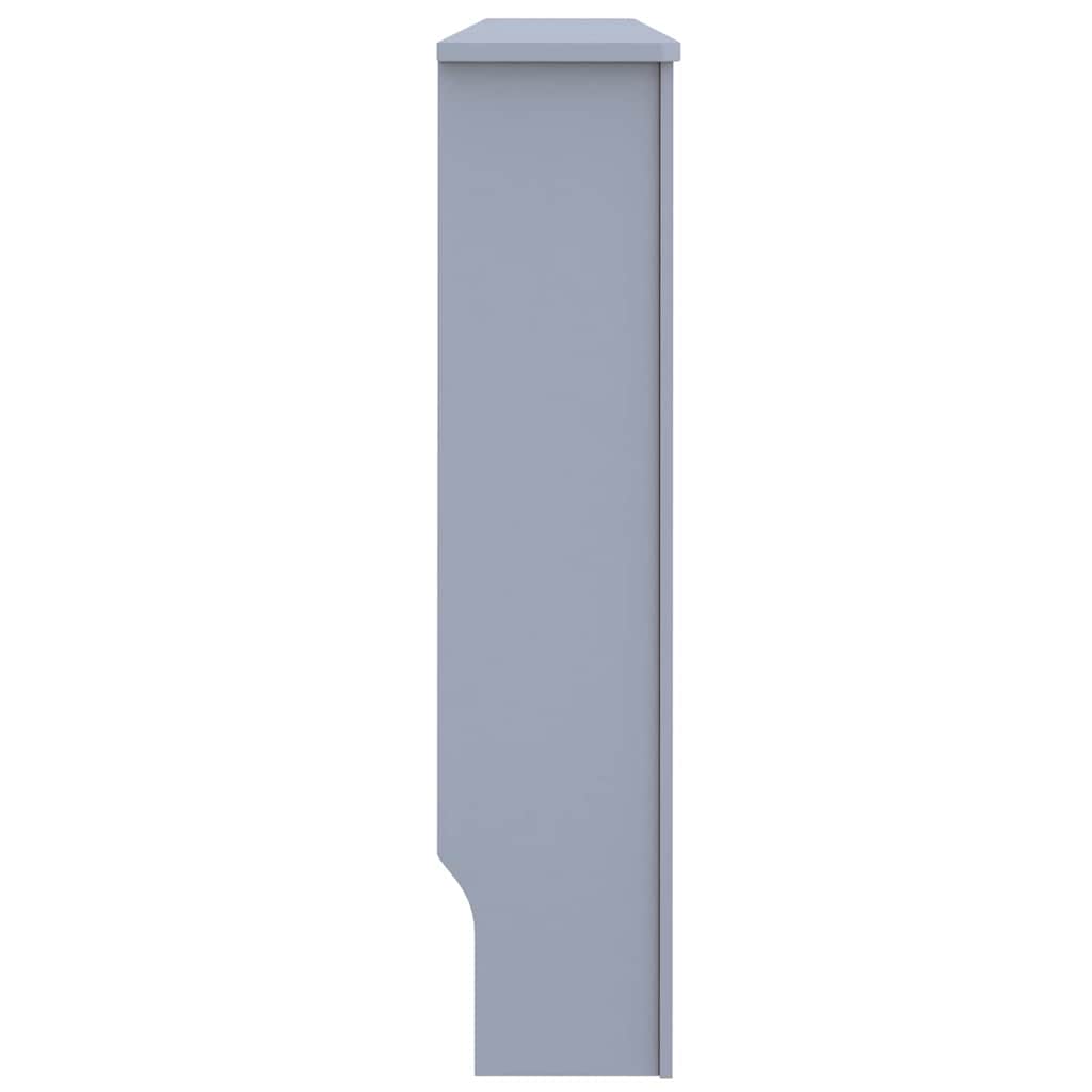 Radiator Cover 2 pcs Grey 152 x 19 x 81.5cm Engineered Wood