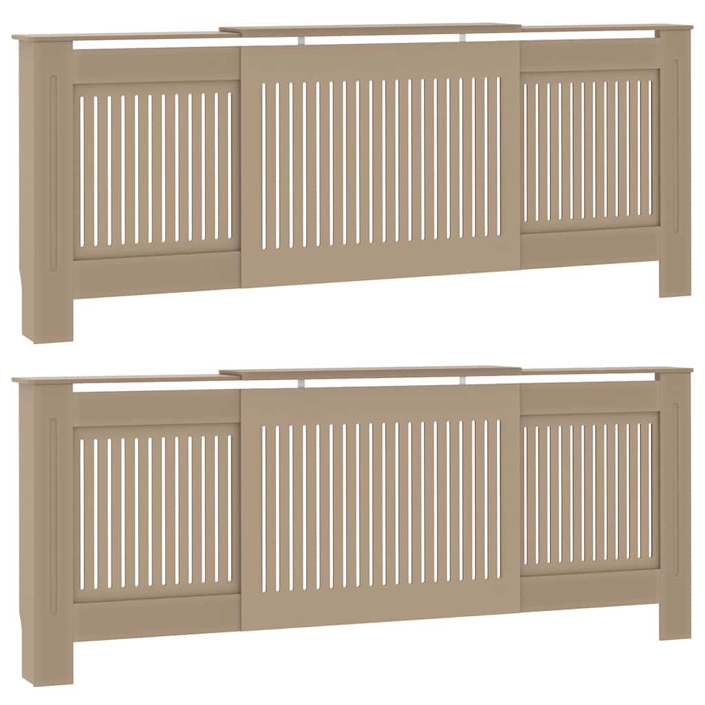 Radiator Cover 2 pcs Sonoma Oak 205 x 20.5 x 81.5cm