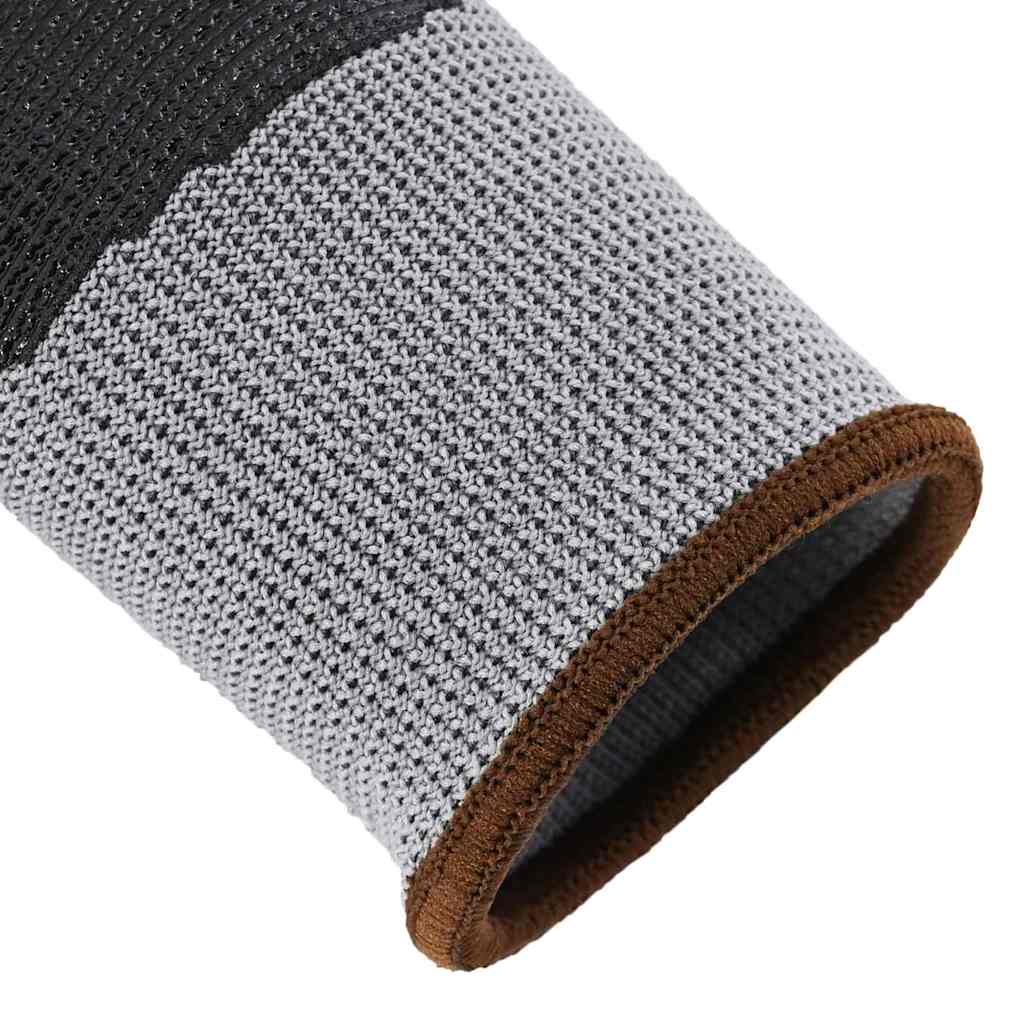 Work Gloves 24 pcs Grey and Black 8 / M Polyester