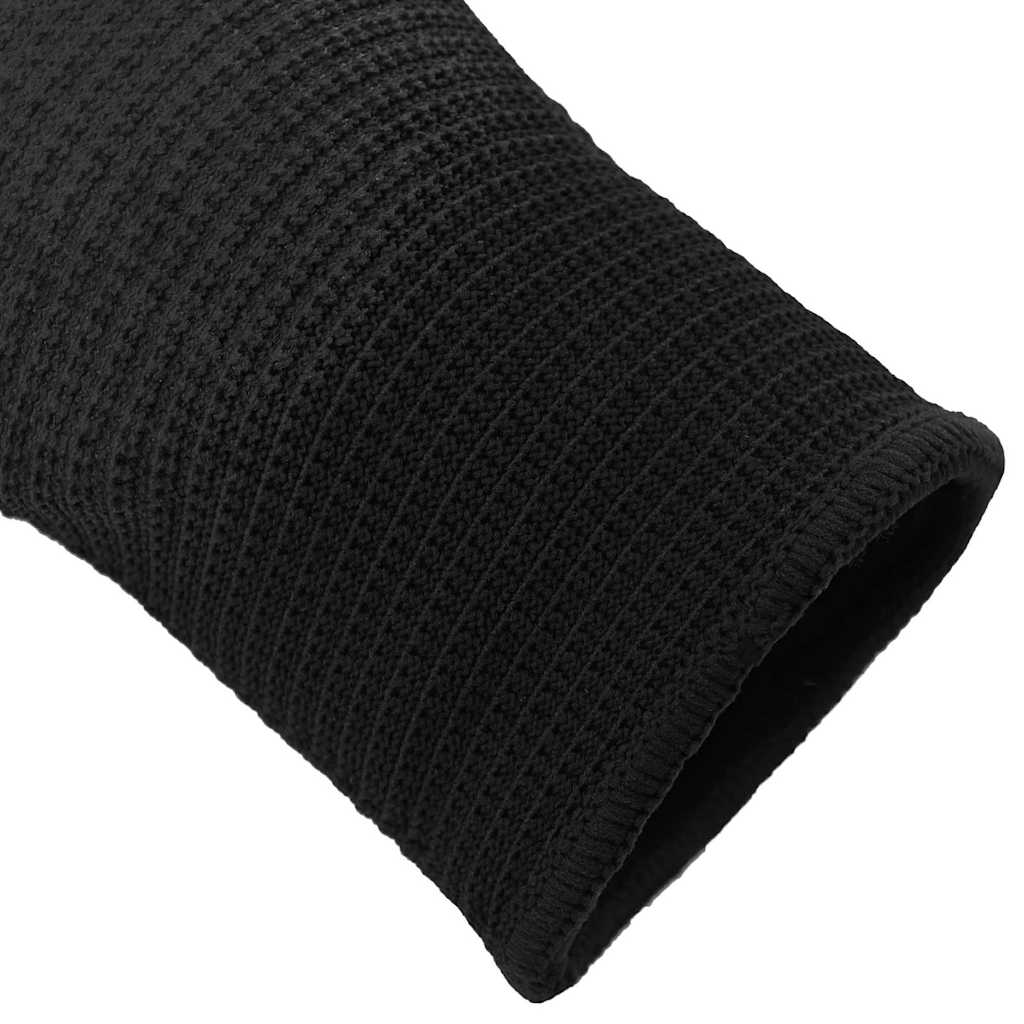 Work Gloves 24 pcs Black 10 / XL Polyester