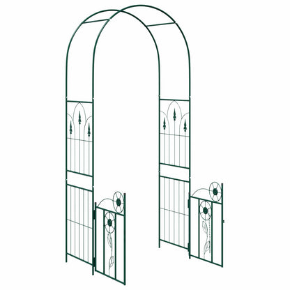 Garden Arch with Lock Green 102 x 50 x 218 cm