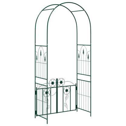 Garden Arch with Lock Green 102 x 50 x 218 cm