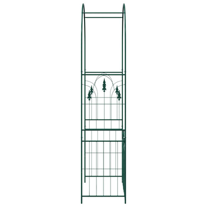 Garden Arch with Lock Green 102 x 50 x 218 cm