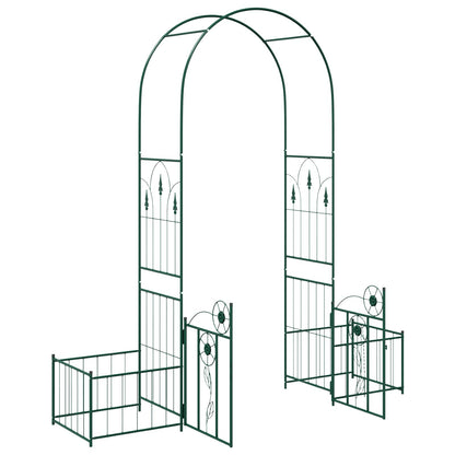 Garden Arch with Lock Green 203 x 50 x 218 cm