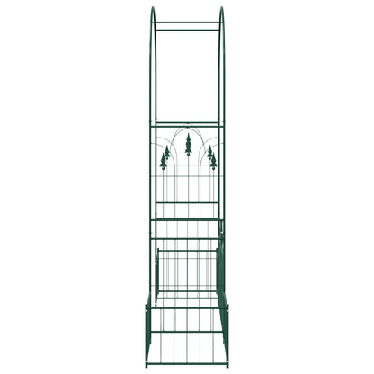 Garden Arch with Lock Green 203 x 50 x 218 cm