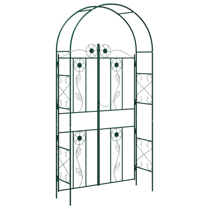 Garden Arch Plain Green 115 x 37 x 226 cm
