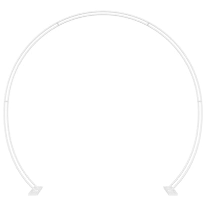Wedding Arch White 223 x 45 x 201 cm Steel