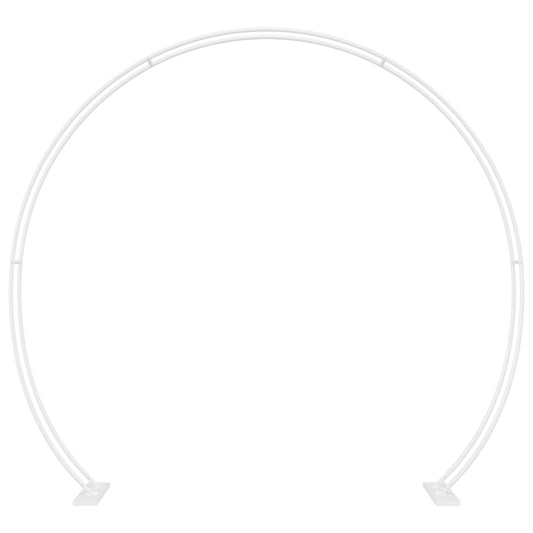 Wedding Arch White 223 x 45 x 201 cm Steel