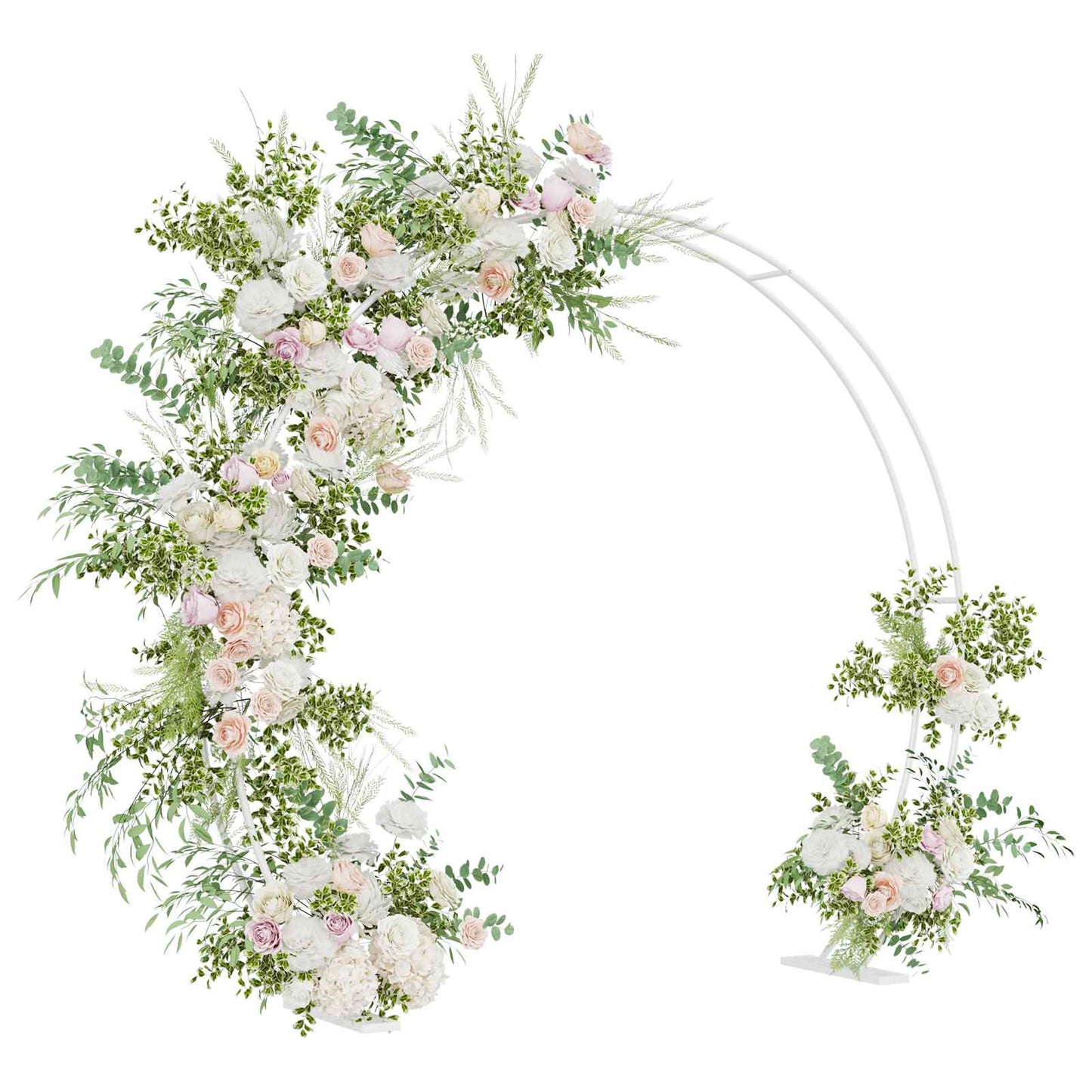 Wedding Arch White 223 x 45 x 201 cm Steel