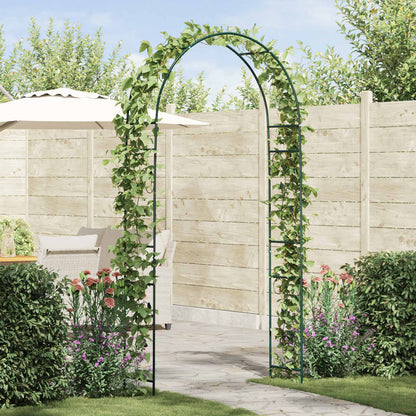Garden Arch Floral Green 115 x 37 x 231 cm