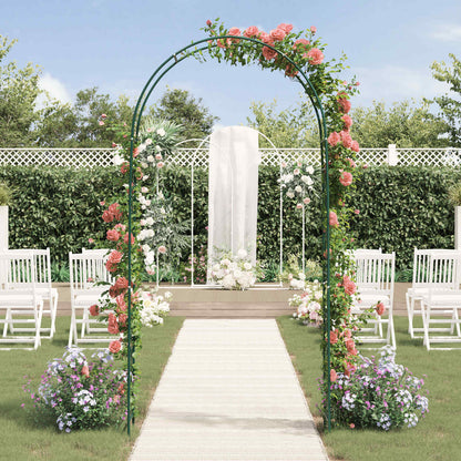 Garden Arch Floral Green 115 x 37 x 231 cm