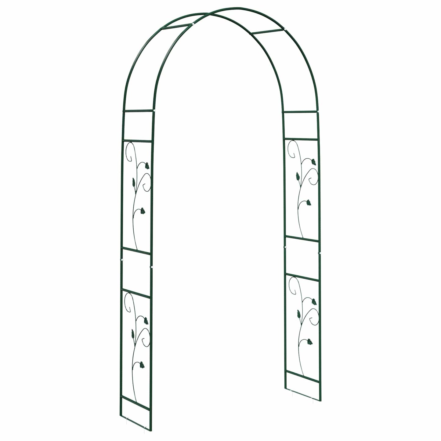 Garden Arch Floral Green 115 x 37 x 231 cm