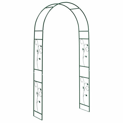 Garden Arch Floral Green 115 x 37 x 231 cm