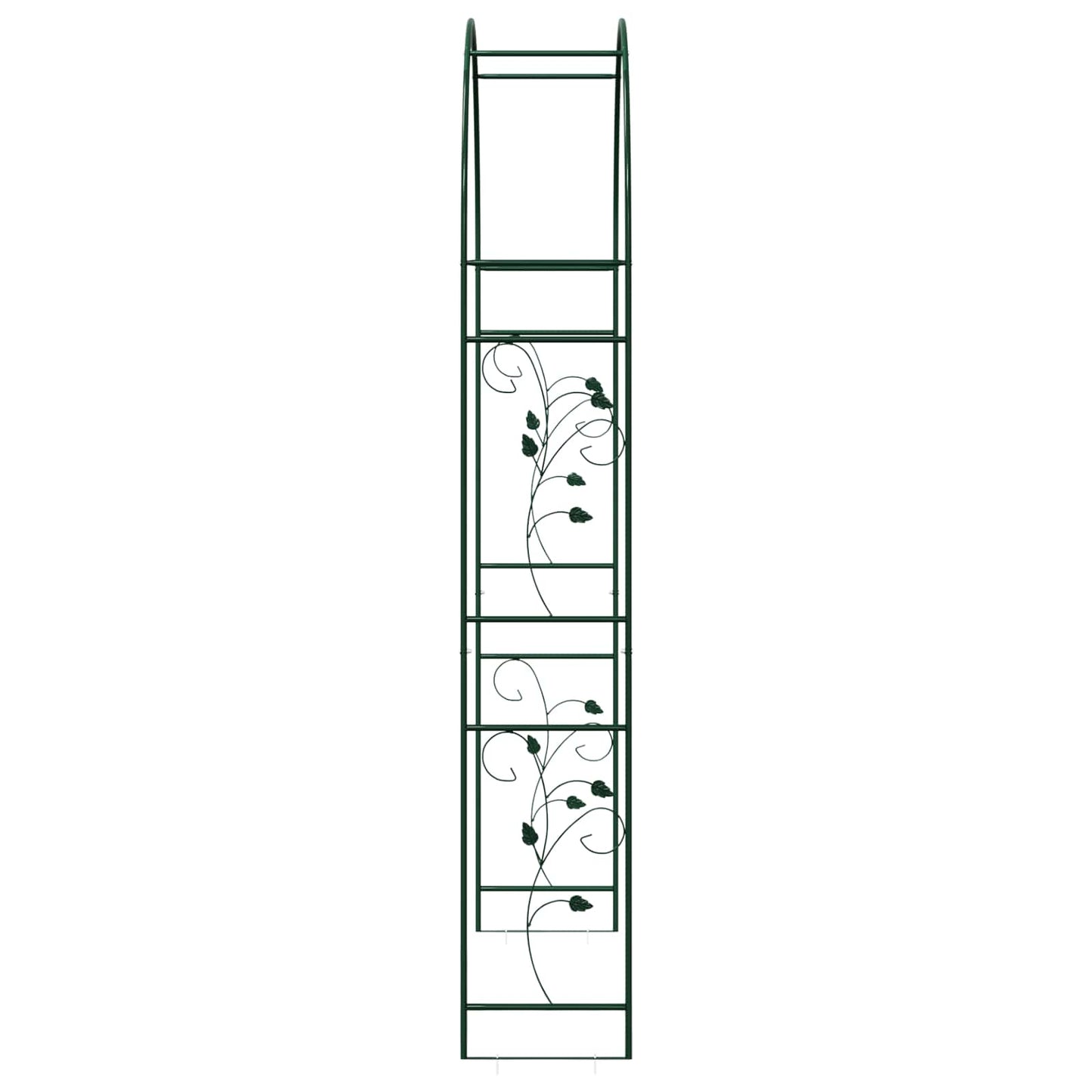 Garden Arch Floral Green 115 x 37 x 231 cm
