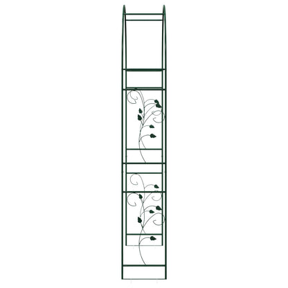 Garden Arch Floral Green 115 x 37 x 231 cm