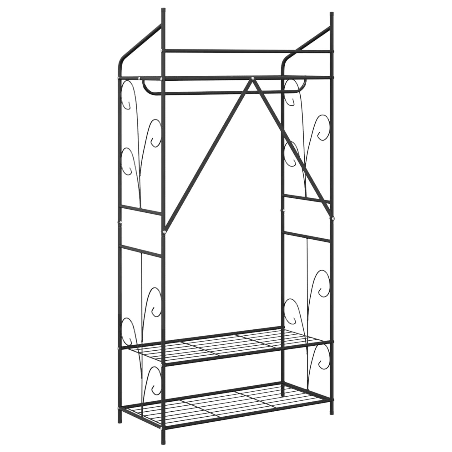 Open Wardrobe Plain 78 x 36 x 158 cm