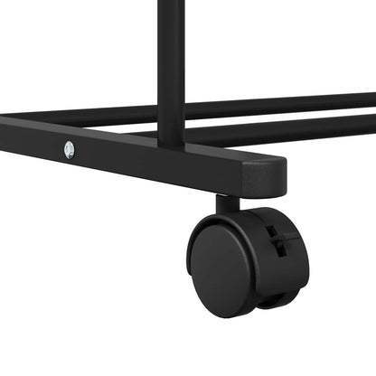 Clothes Rack Plain Black 80 x 53 x 156 cm