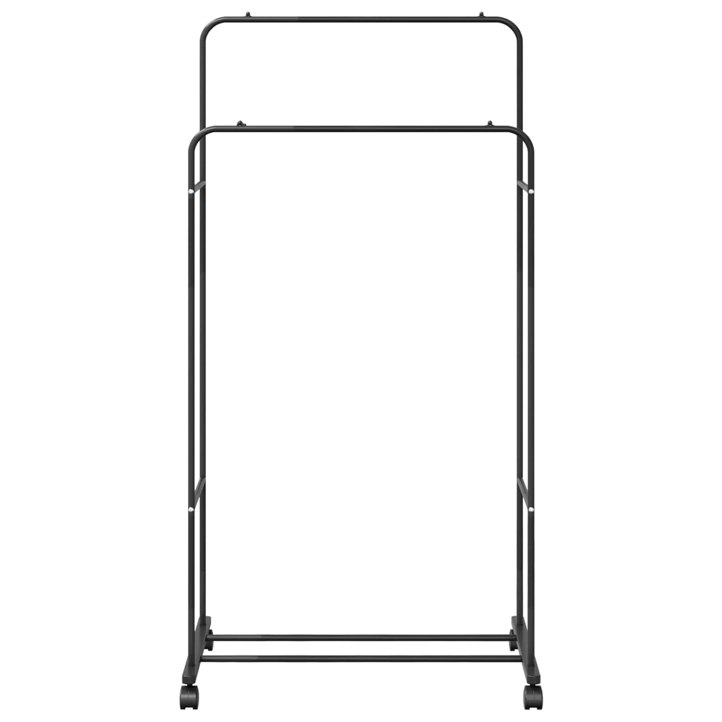 Clothes Rack Plain Black 80 x 53 x 156 cm