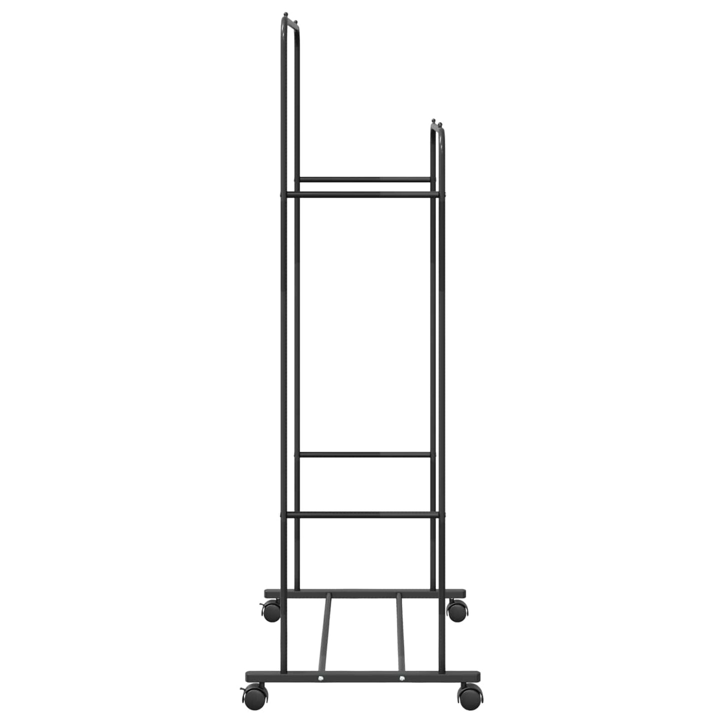 Clothes Rack Plain Black 80 x 53 x 156 cm