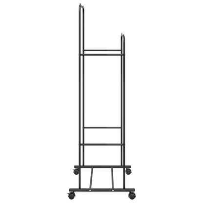 Clothes Rack Plain Black 80 x 53 x 156 cm