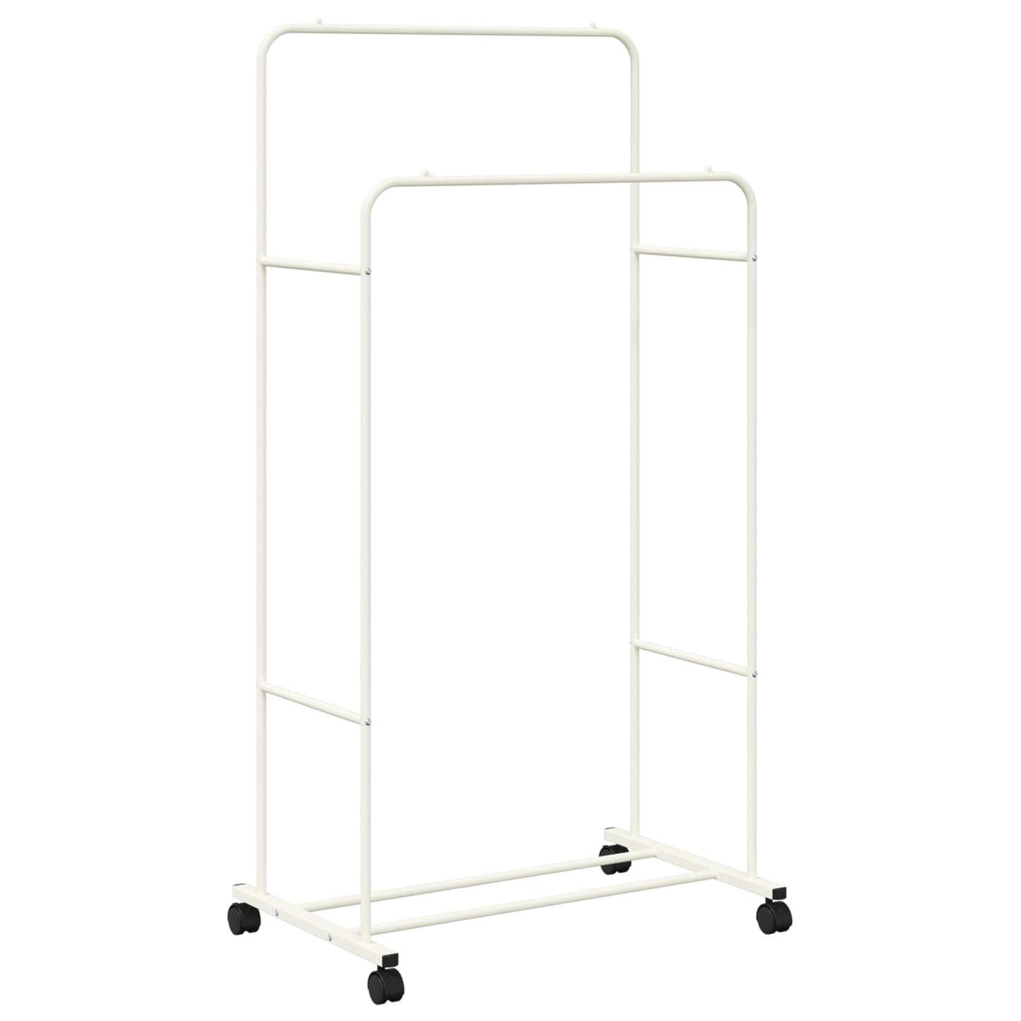 Clothes Rack Plain White 80 x 53 x 156 cm