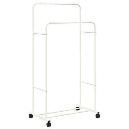 Clothes Rack Plain White 80 x 53 x 156 cm