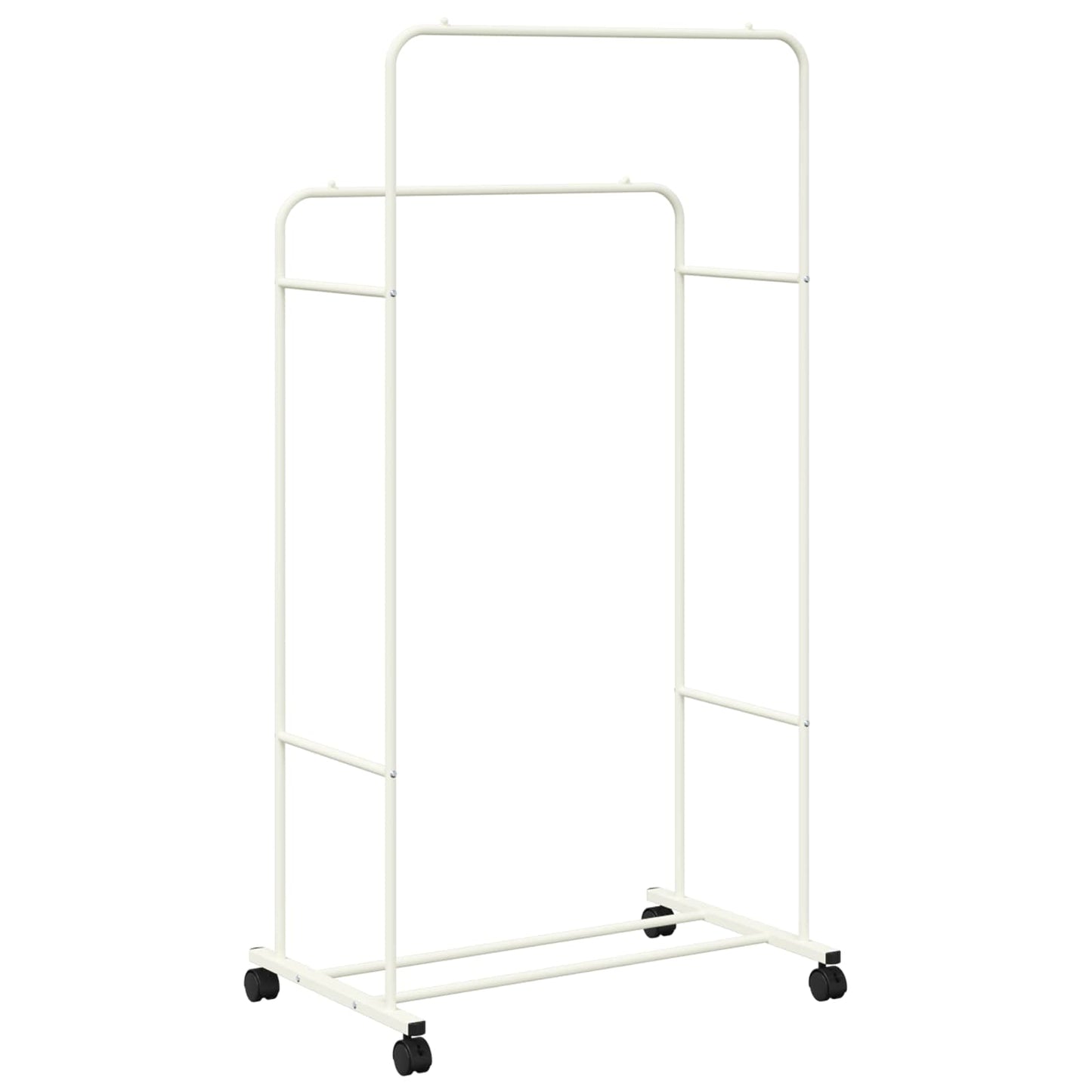 Clothes Rack Plain White 80 x 53 x 156 cm