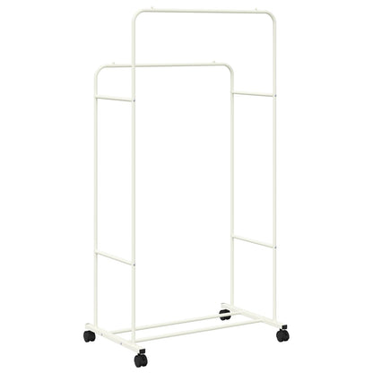 Clothes Rack Plain White 80 x 53 x 156 cm