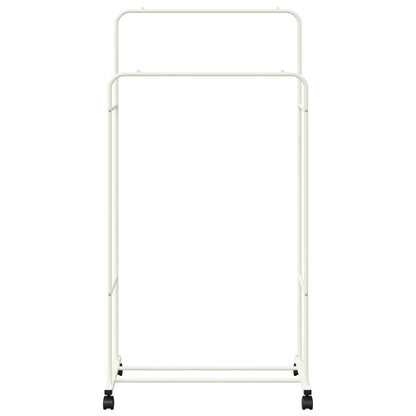 Clothes Rack Plain White 80 x 53 x 156 cm