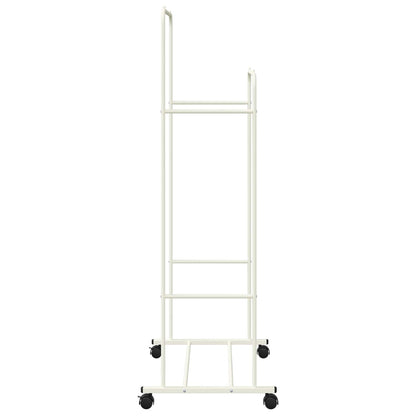 Clothes Rack Plain White 80 x 53 x 156 cm