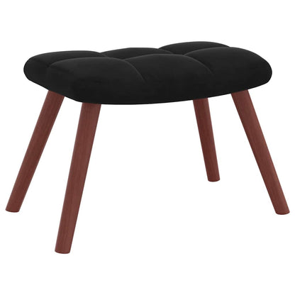 Relaxing Chair Black Velvet