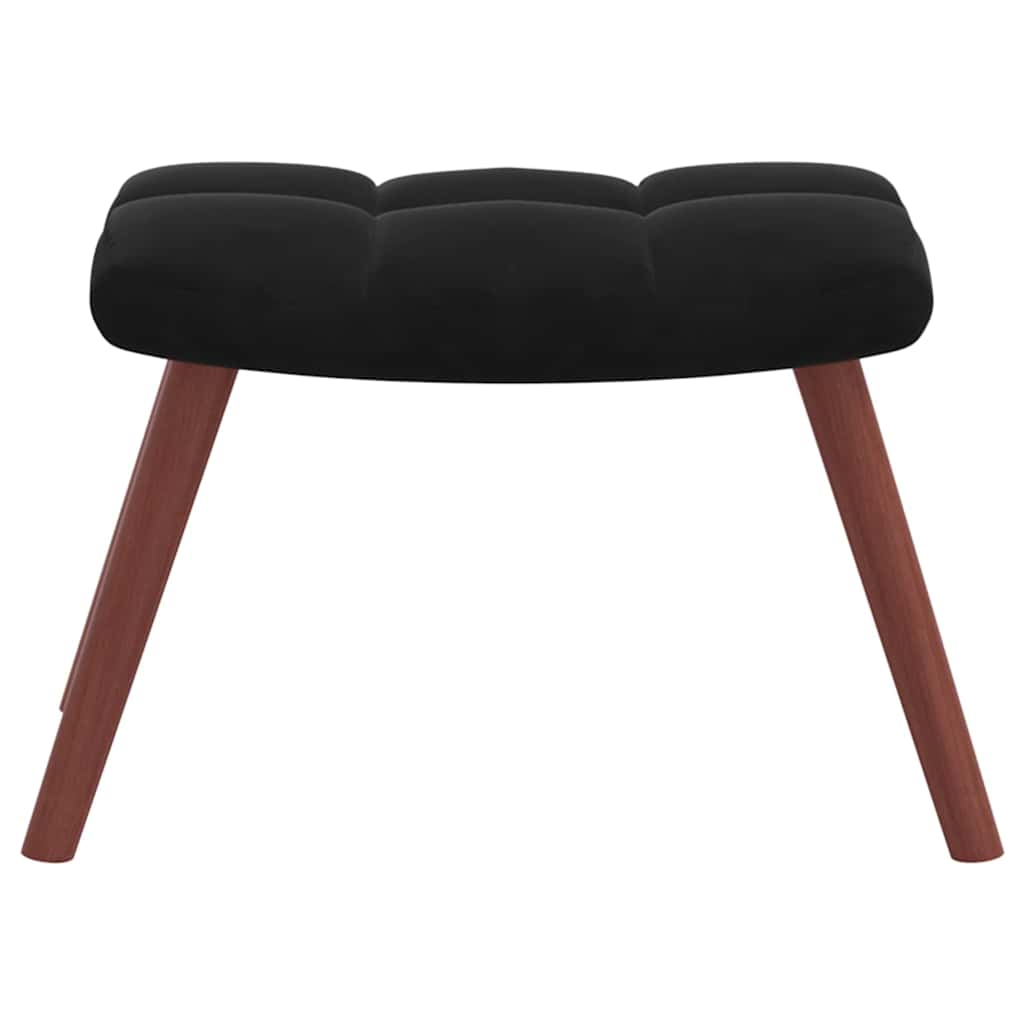 Relaxing Chair Black Velvet