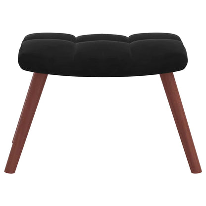 Relaxing Chair Black Velvet