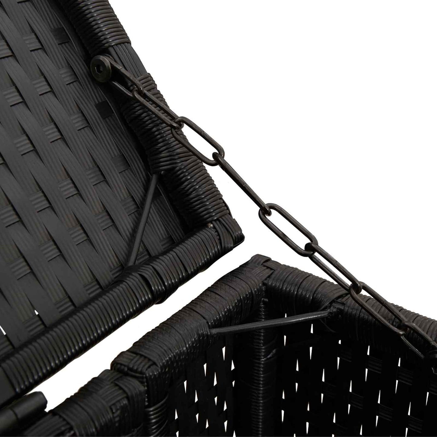 Box Garbage Bin Box Black 65 x 80 x 115 cm Polyethylene