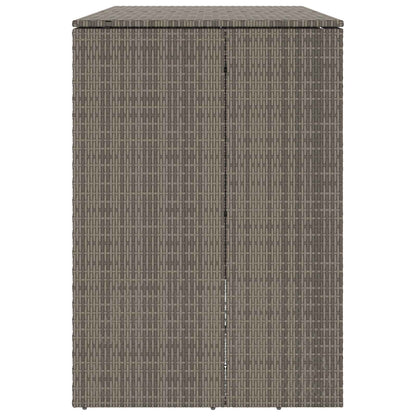 Box Garbage Bin Box 2 pcs Grey 130 x 80 x 115 cm Polyethylene