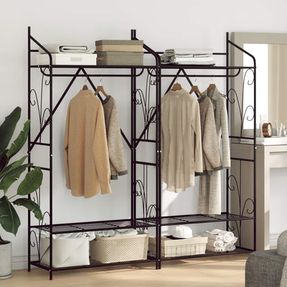 Open Wardrobe Plain 2 pcs 78 x 36 x 158 cm