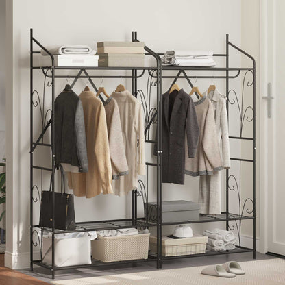 Open Wardrobe Plain 2 pcs 78 x 36 x 158 cm