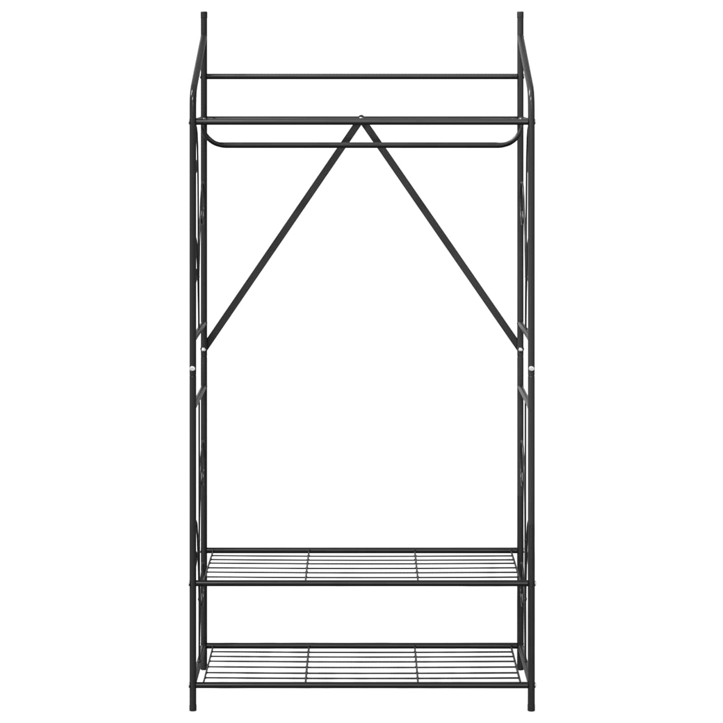 Open Wardrobe Plain 2 pcs 78 x 36 x 158 cm