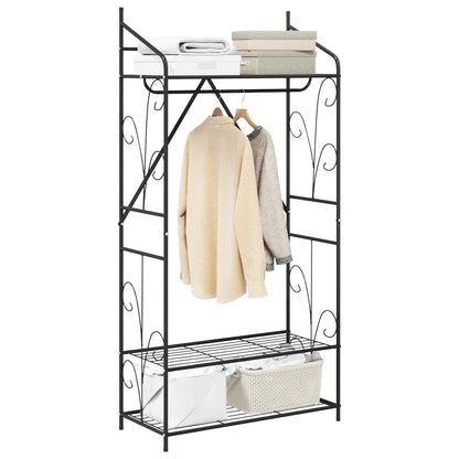 Open Wardrobe Plain 2 pcs 78 x 36 x 158 cm