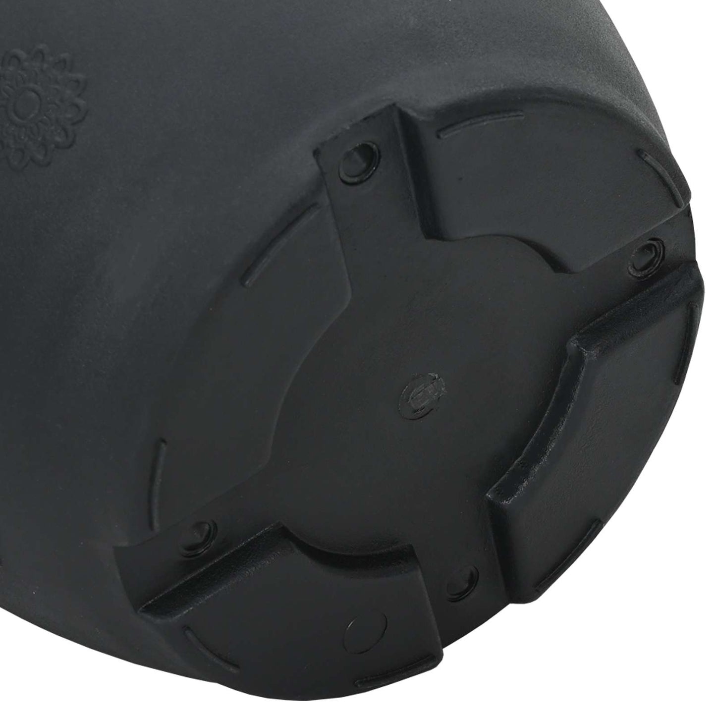 Plant Pots 6 pcs Black Ø 34 x 28 cm Plastic