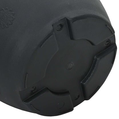 Plant Pots 24 pcs Black Ø 30 x 25 cm Plastic